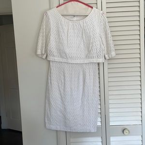 Trina Turk white eyelet dress, size 4